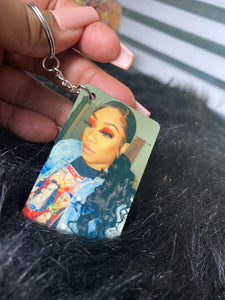 Custom double sided keychain