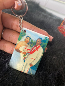 Custom double sided keychain