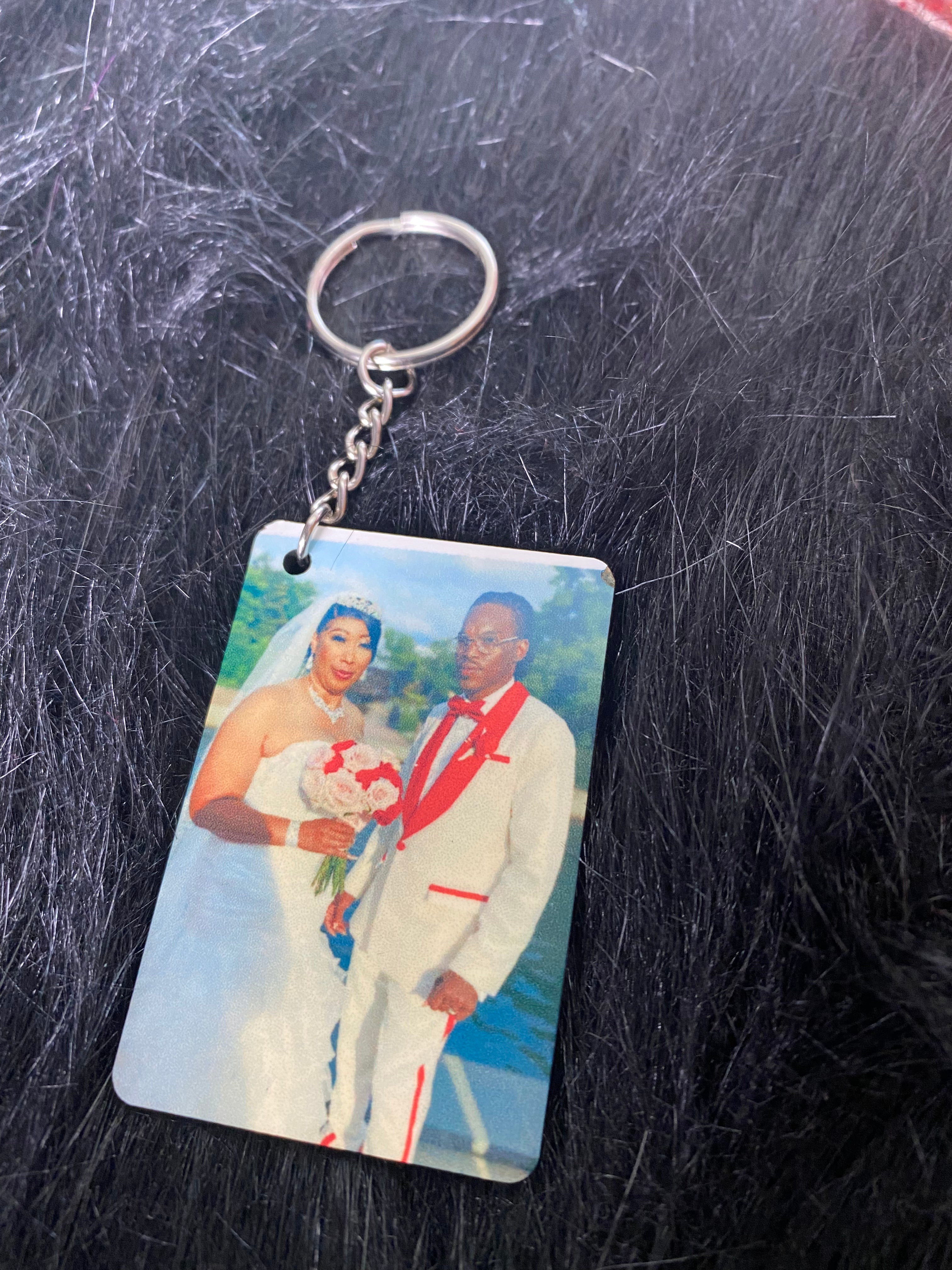 Custom double sided keychain